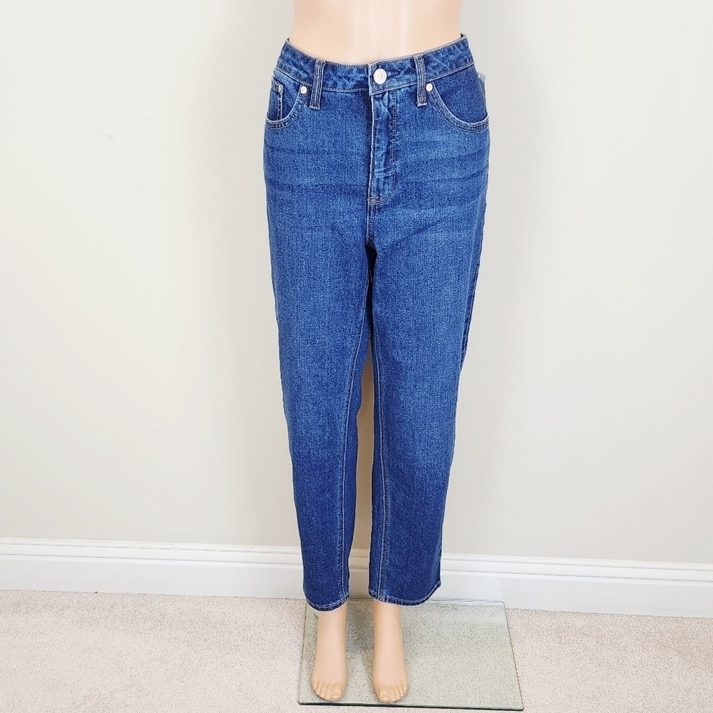 Seven7 Blue Slim Straight Jeans Pants